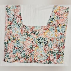 Prologue Women’s XL Floral Print High Rise Ankle Leggings Multicolor Stretch